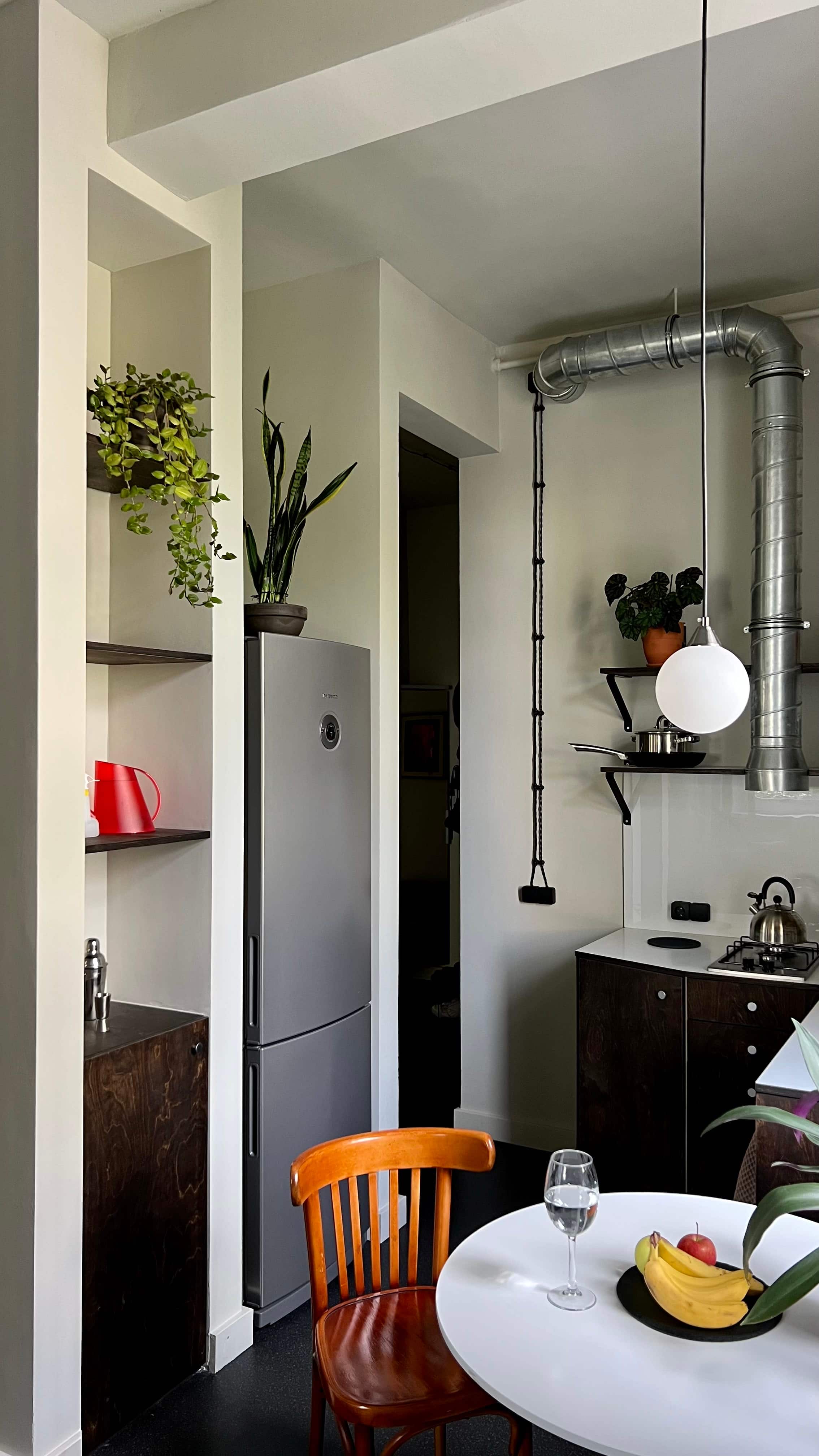 fountain in lush environment